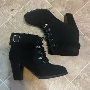 Black High Heel Boots